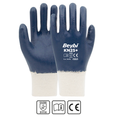 BEYBİ KN25+ PAMUK NİTRİL ELDİVEN