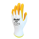 BEYBİ PN5 SARI YARI NİTRİL KAPLI ELDİVEN