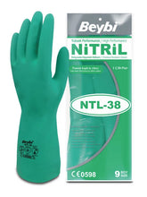 BEYBİ KORUN YEŞİL NİTRİL ELDİVEN NTL-38