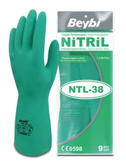 BEYBİ KORUN YEŞİL NİTRİL ELDİVEN NTL-38