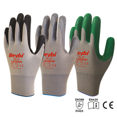 BEYBİ PL-17 LEGEND POLYESTER ÖRME LATEKS ELDİVEN